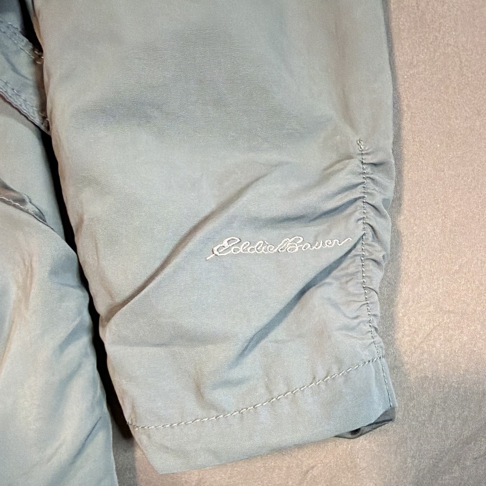 Eddie Bauer Travex Women's L Blue Lightweight Breathable Jacket Windbreaker - Picture 7 of 16